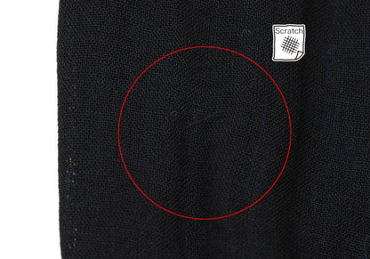 ISSEY MIYAKE MEN Black Wool Poly Shirring Hem Pants Size 2