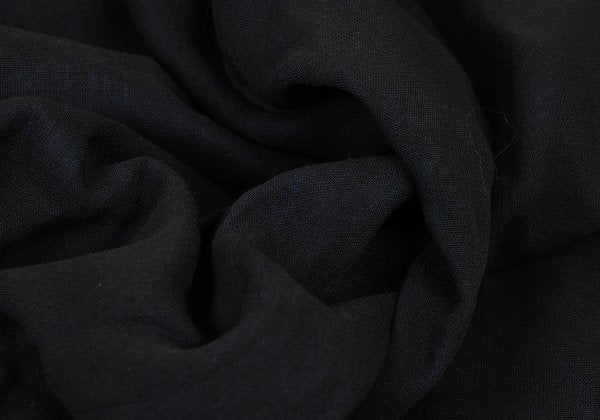 ISSEY MIYAKE MEN Black Wool Poly Shirring Hem Pants Size 2