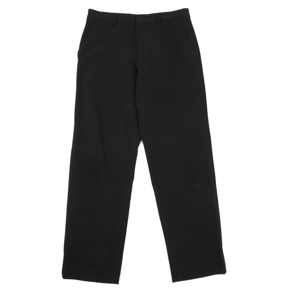ISSEY MIYAKE MEN 11AW Nylon Blend Stretch Pants Black Size 1