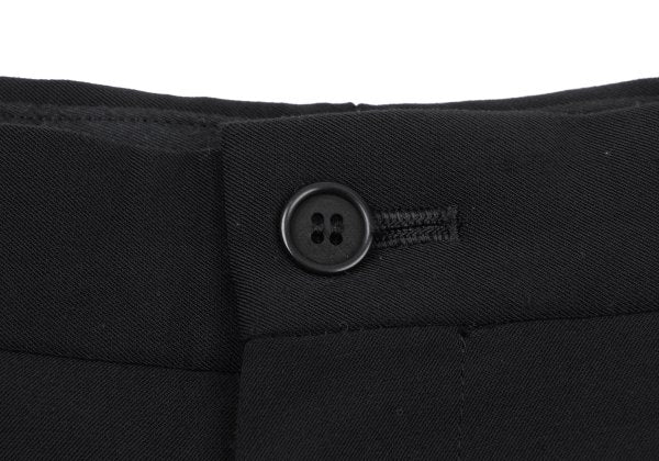 ISSEY MIYAKE MEN 11AW Nylon Blend Stretch Pants Black Size 1