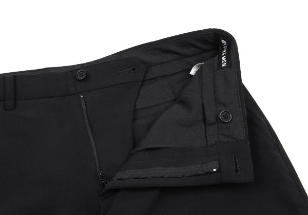 ISSEY MIYAKE MEN 11AW Nylon Blend Stretch Pants Black Size 1