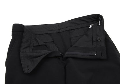 ISSEY MIYAKE MEN 11AW Nylon Blend Stretch Pants Black Size 1