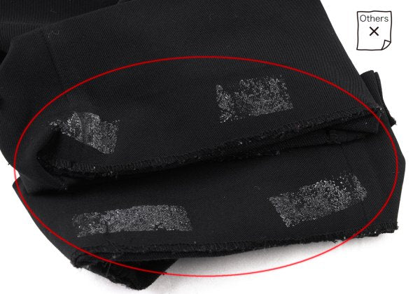 ISSEY MIYAKE MEN 11AW Nylon Blend Stretch Pants Black Size 1