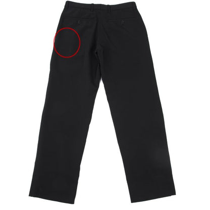 ISSEY MIYAKE MEN 11AW Nylon Blend Stretch Pants Black Size 1