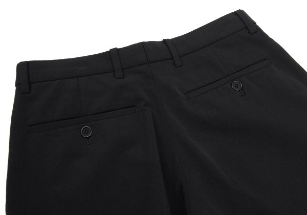 ISSEY MIYAKE MEN 11AW Nylon Blend Stretch Pants Black Size 1