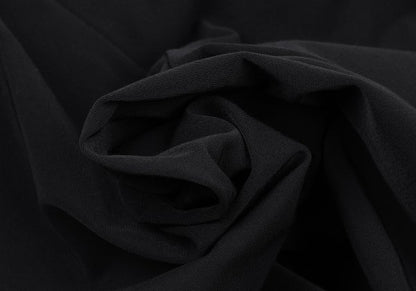 ISSEY MIYAKE MEN 11AW Nylon Blend Stretch Pants Black Size 1
