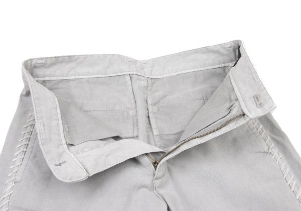 ISSEY MIYAKE MEN 03AW Cotton Side Stitch Pants Gray Size 1
