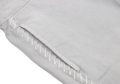 ISSEY MIYAKE MEN 03AW Cotton Side Stitch Pants Gray Size 1
