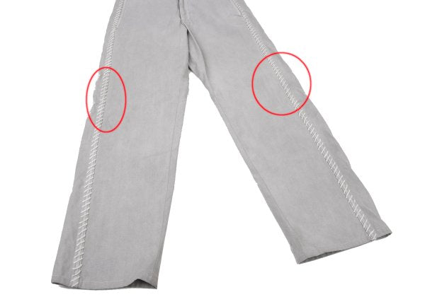 ISSEY MIYAKE MEN 03AW Cotton Side Stitch Pants Gray Size 1