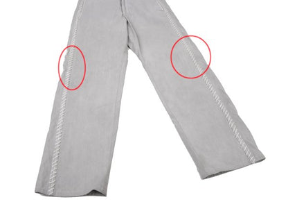 ISSEY MIYAKE MEN 03AW Cotton Side Stitch Pants Gray Size 1
