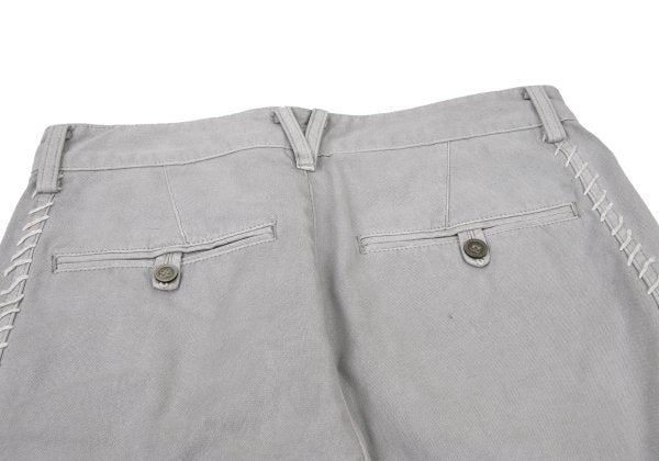 ISSEY MIYAKE MEN 03AW Cotton Side Stitch Pants Gray Size 1