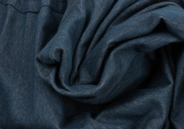ISSEY MIYAKE MEN 13SS Pleated Cotton-Poly Pants Navy Size 2