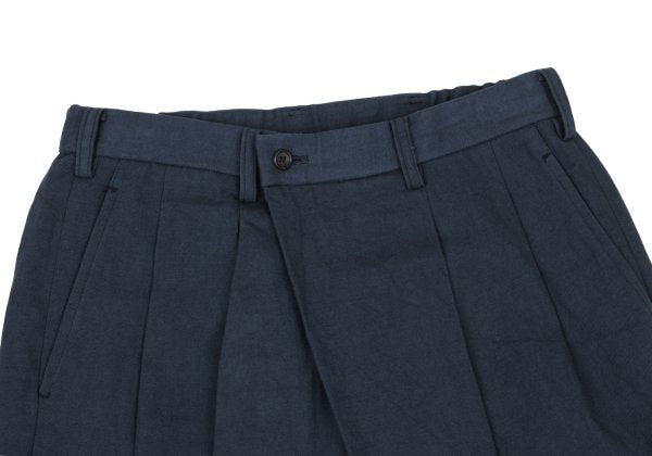 ISSEY MIYAKE MEN 15SS Cotton Linen Shorts Navy Size 1