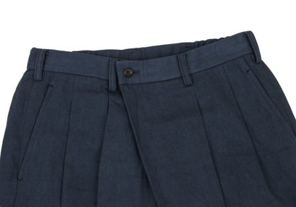 ISSEY MIYAKE MEN 15SS Cotton Linen Shorts Navy Size 1