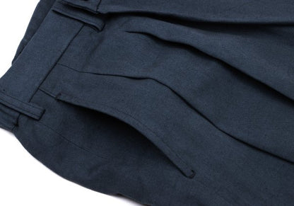 ISSEY MIYAKE MEN 15SS Cotton Linen Shorts Navy Size 1