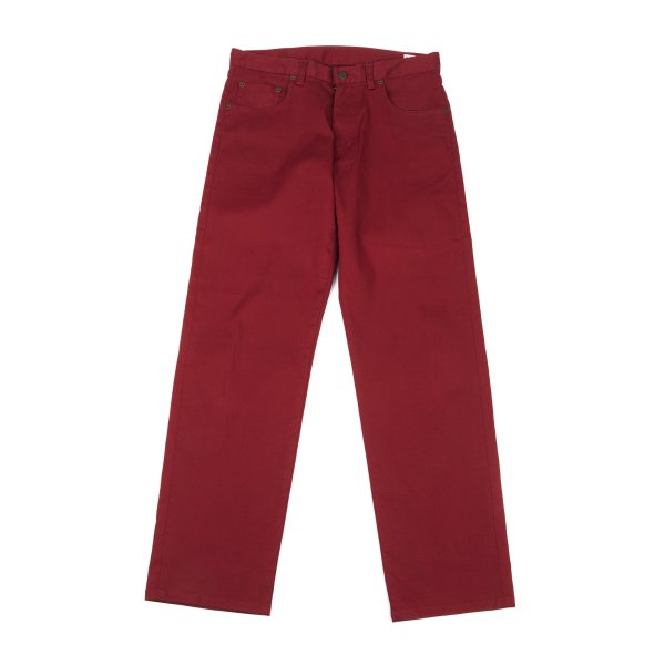 Papas Cotton Blend Stretch Pants Red Size 48M