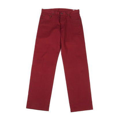 Papas Cotton Blend Stretch Pants Red Size 48M