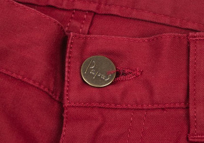 Papas Cotton Blend Stretch Pants Red Size 48M