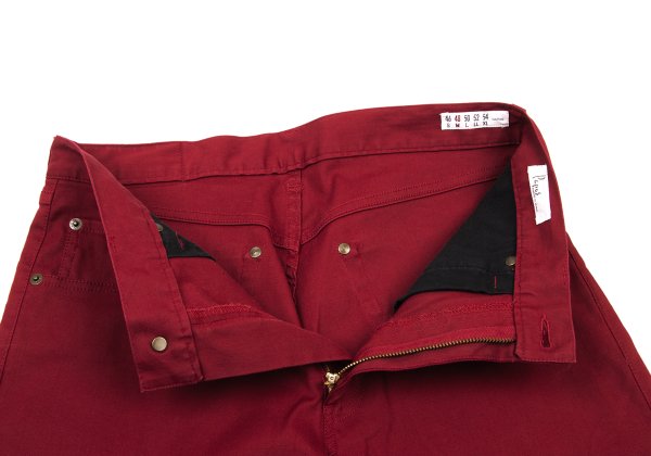 Papas Cotton Blend Stretch Pants Red Size 48M