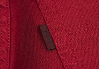 Papas Cotton Blend Stretch Pants Red Size 48M