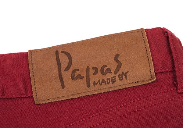 Papas Cotton Blend Stretch Pants Red Size 48M