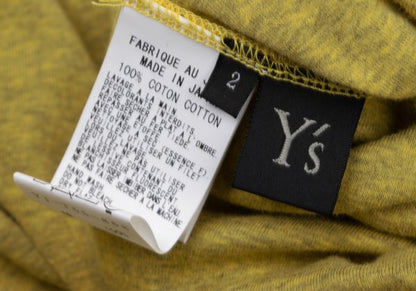 Y's Cotton Stretch Tank Top Yellow Size 2