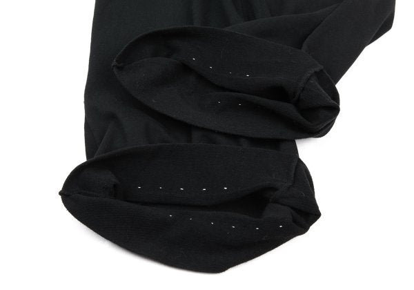 s'yte Basting Stitch Hem Cotton Sweatpants Black Size S