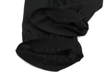 s'yte Basting Stitch Hem Cotton Sweatpants Black Size S