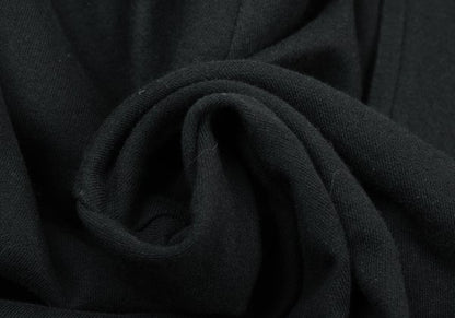 s'yte Basting Stitch Hem Cotton Sweatpants Black Size S