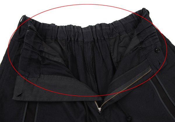 Yohji Yamamoto POUR HOMME Cotton Line Pants Black Size 3