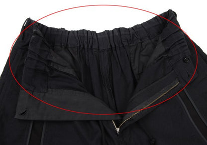 Yohji Yamamoto POUR HOMME Cotton Line Pants Black Size 3