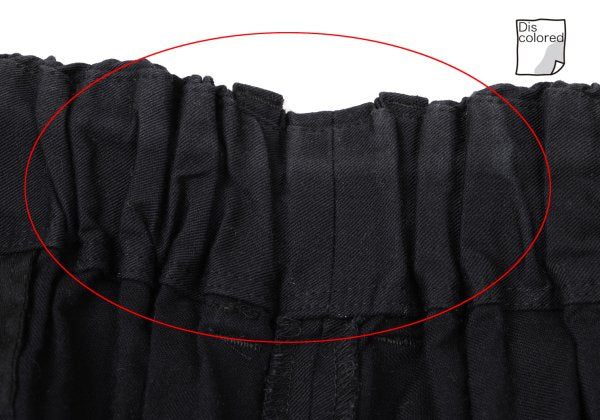 Yohji Yamamoto POUR HOMME Cotton Line Pants Black Size 3