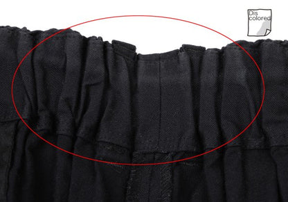 Yohji Yamamoto POUR HOMME Cotton Line Pants Black Size 3
