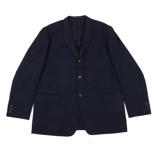 Yohji Yamamoto COSTUME D' HOMME Navy Wool 3B Jacket Size M