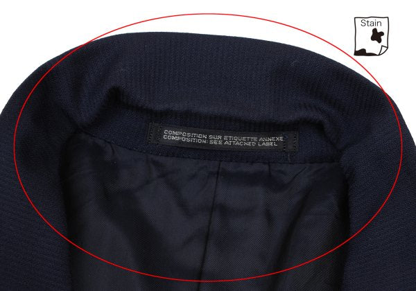 Yohji Yamamoto COSTUME D' HOMME Navy Wool 3B Jacket Size M