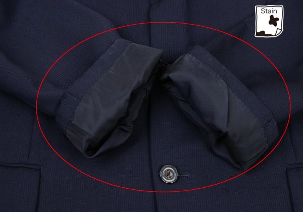 Yohji Yamamoto COSTUME D' HOMME Navy Wool 3B Jacket Size M