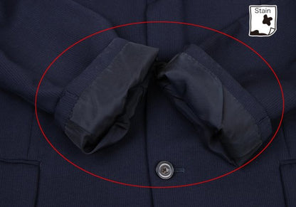 Yohji Yamamoto COSTUME D' HOMME Navy Wool 3B Jacket Size M