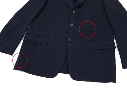 Yohji Yamamoto COSTUME D' HOMME Navy Wool 3B Jacket Size M