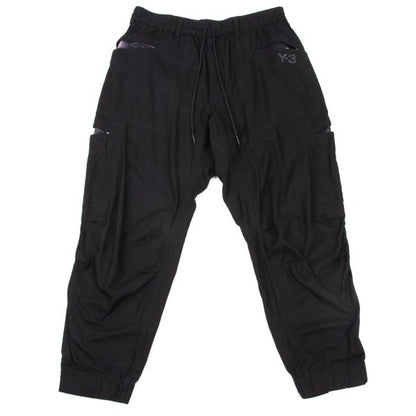 Y-3 Cotton Graphic Pocket Jogger Pants Black Size L