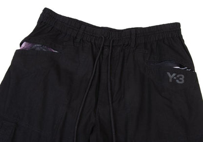 Y-3 Cotton Graphic Pocket Jogger Pants Black Size L
