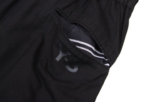 Y-3 Cotton Graphic Pocket Jogger Pants Black Size L