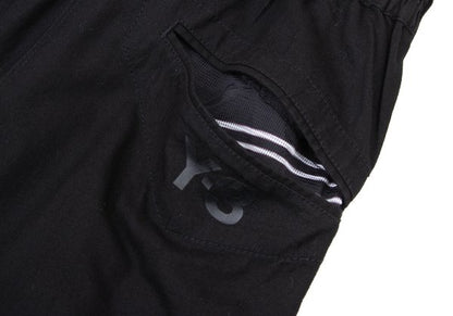 Y-3 Cotton Graphic Pocket Jogger Pants Black Size L