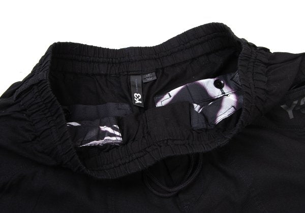 Y-3 Cotton Graphic Pocket Jogger Pants Black Size L