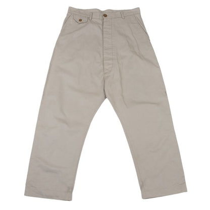 Vivienne Westwood MAN Cotton Button Fly Pants Greige Size M