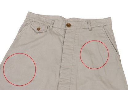 Vivienne Westwood MAN Cotton Button Fly Pants Greige Size M