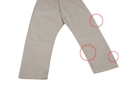 Vivienne Westwood MAN Cotton Button Fly Pants Greige Size M