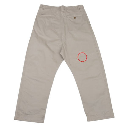 Vivienne Westwood MAN Cotton Button Fly Pants Greige Size M