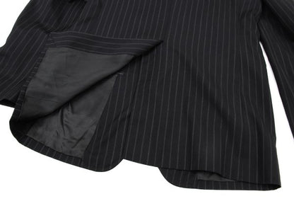 DOLCE&GABBANA Wool Pinstripe 2B Jacket Black Size L