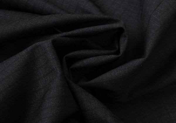 DOLCE&GABBANA Black Wool Shadow Stripe Jacket Size 50