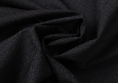 DOLCE&GABBANA Black Wool Shadow Stripe Jacket Size 50